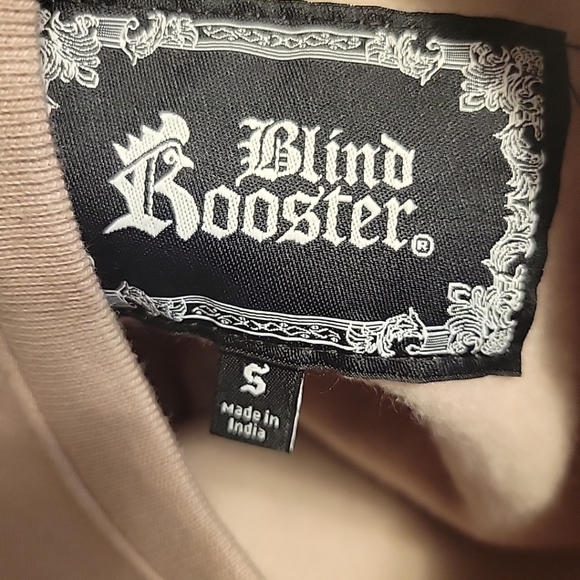 Blind Rooster Crane Good Vibes Pink Sweatshirt Unisex Small - Picture 5 of 6